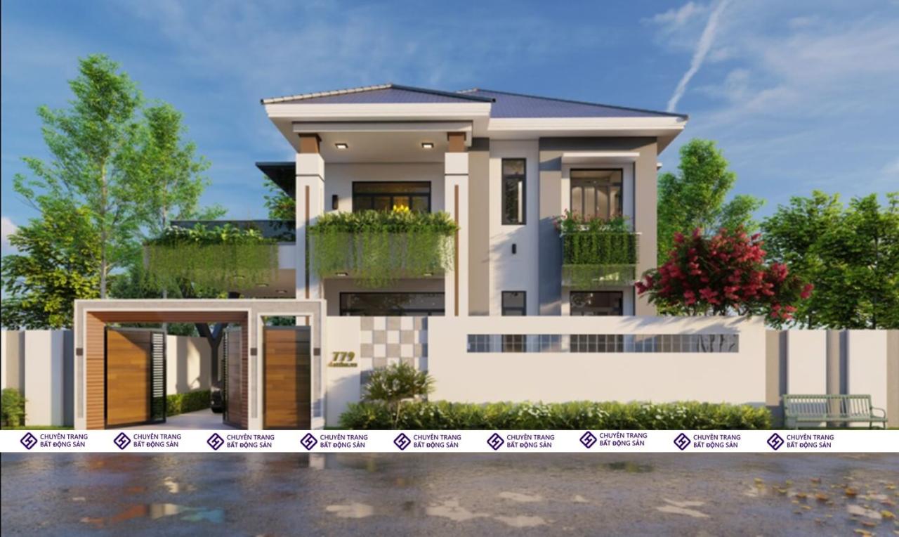 nhà hai tầng mái Nhật