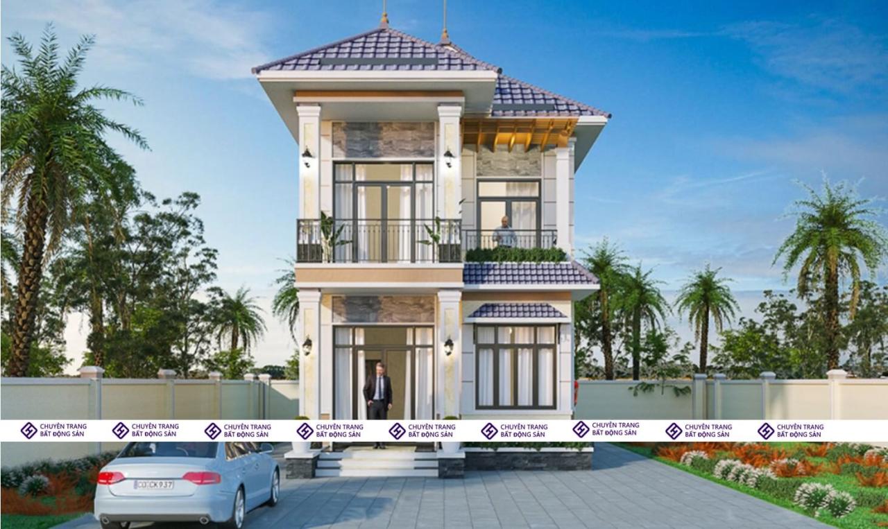 nhà hai tầng mái Nhật