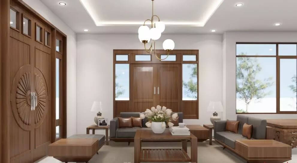 nhà mái nhật 1 tầng 3 phòng ngủ