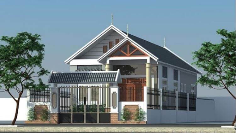 nhà mái Thái 5m