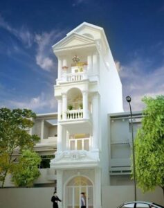 nhà ống 3 tầng kiểu Pháp