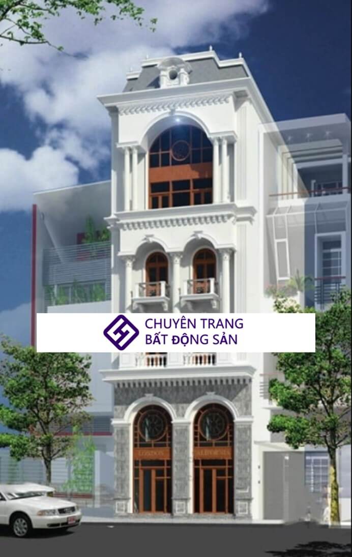 nhà ống 3 tầng kiểu Pháp