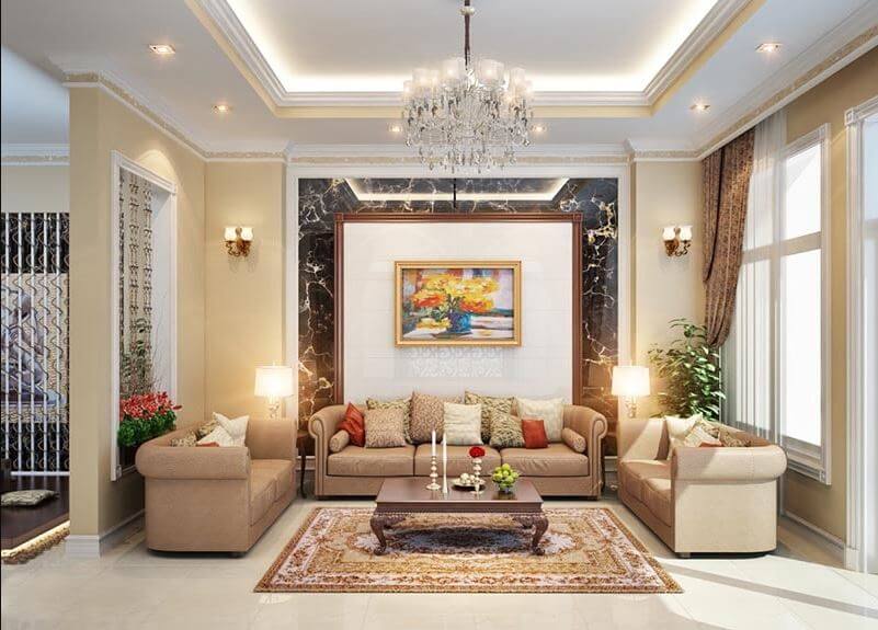 nhà ống 3 tầng kiểu pháp hiện đại