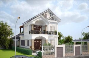 nhà villa 2 tầng