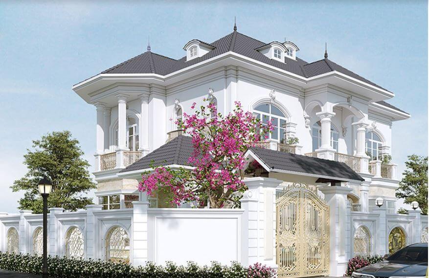 nhà villa 2 tầng