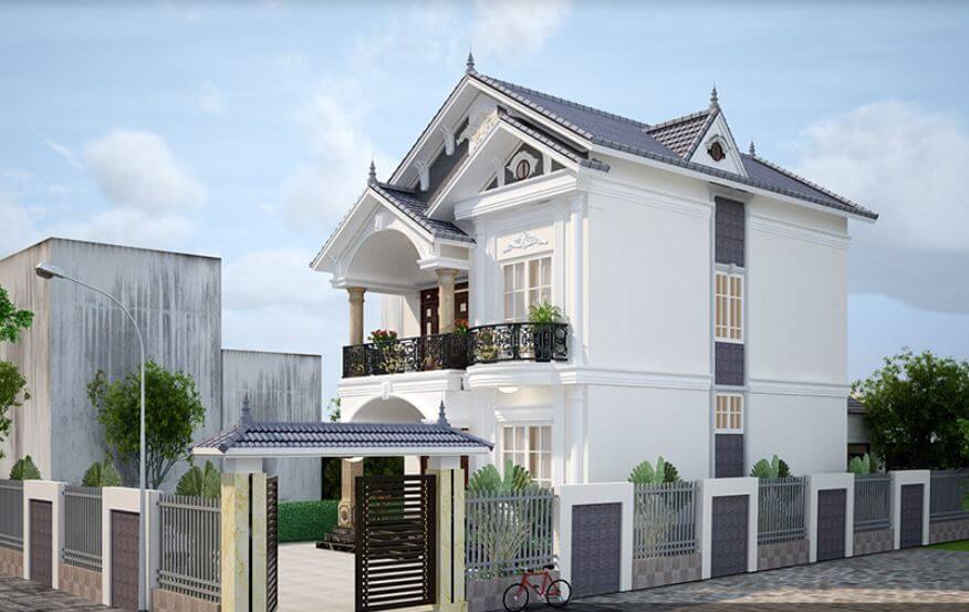nhà villa 2 tầng