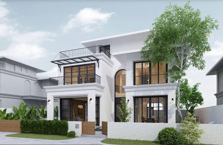 nhà villa 2 tầng