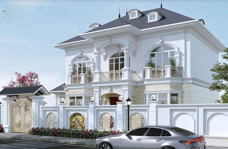 nhà villa 2 tầng