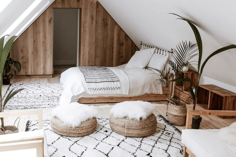 phòng gác mái đẹp