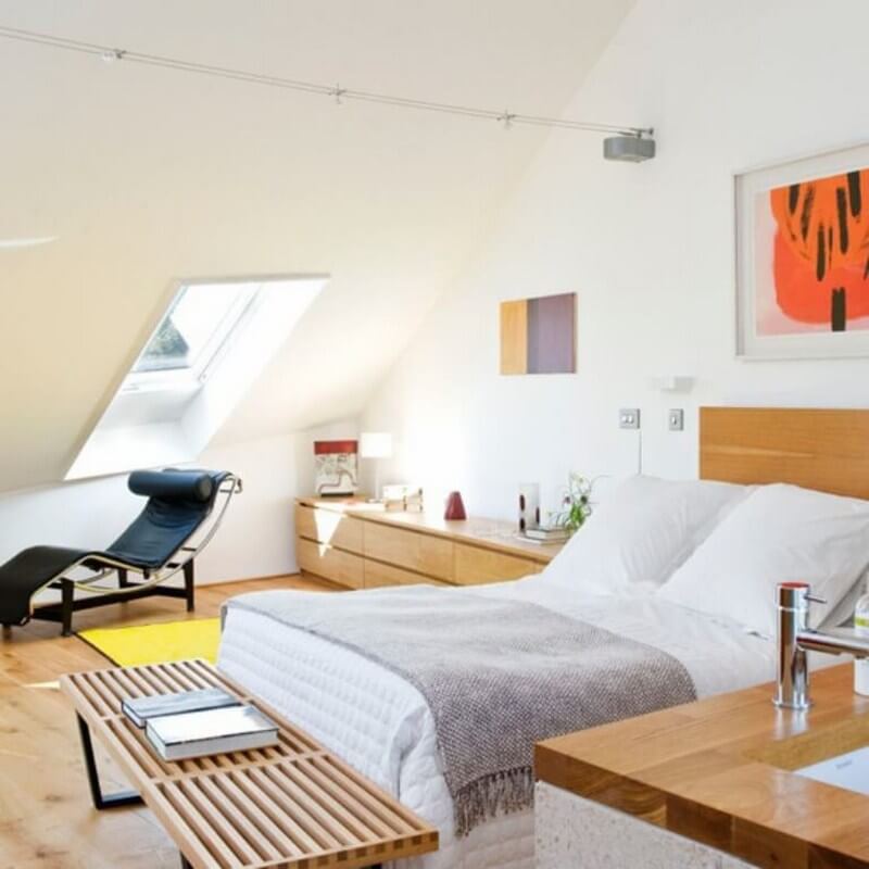 phòng gác mái đẹp