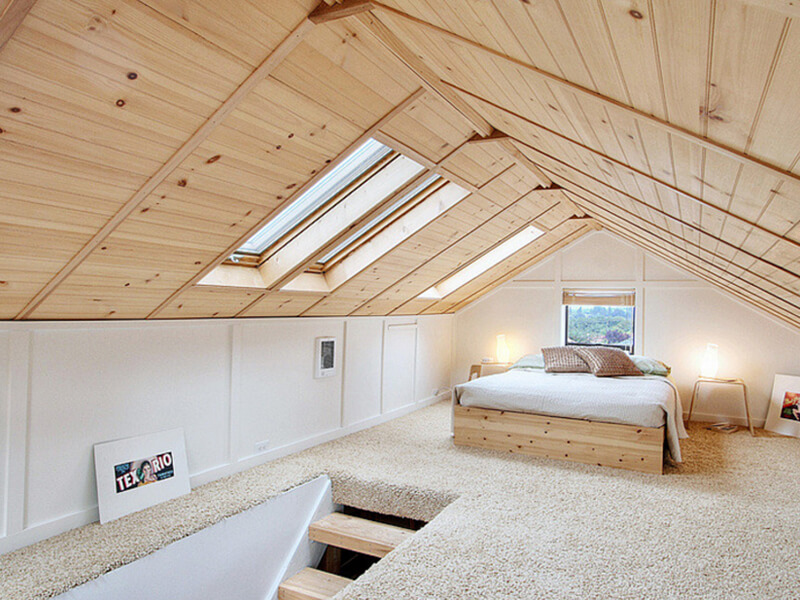 phòng gác mái đẹp