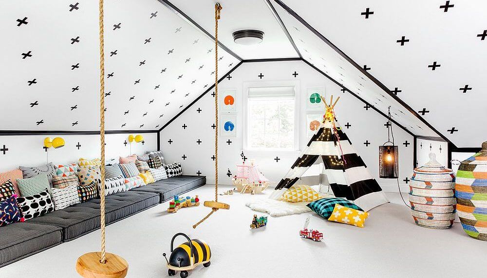 phòng gác mái đẹp