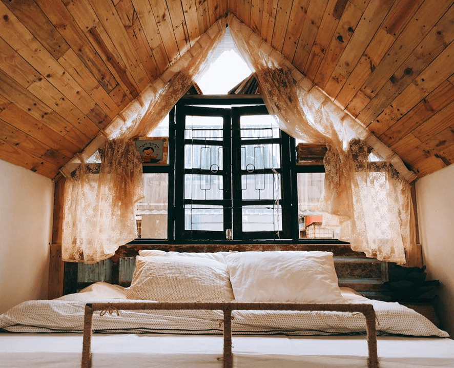 phòng gác mái đẹp