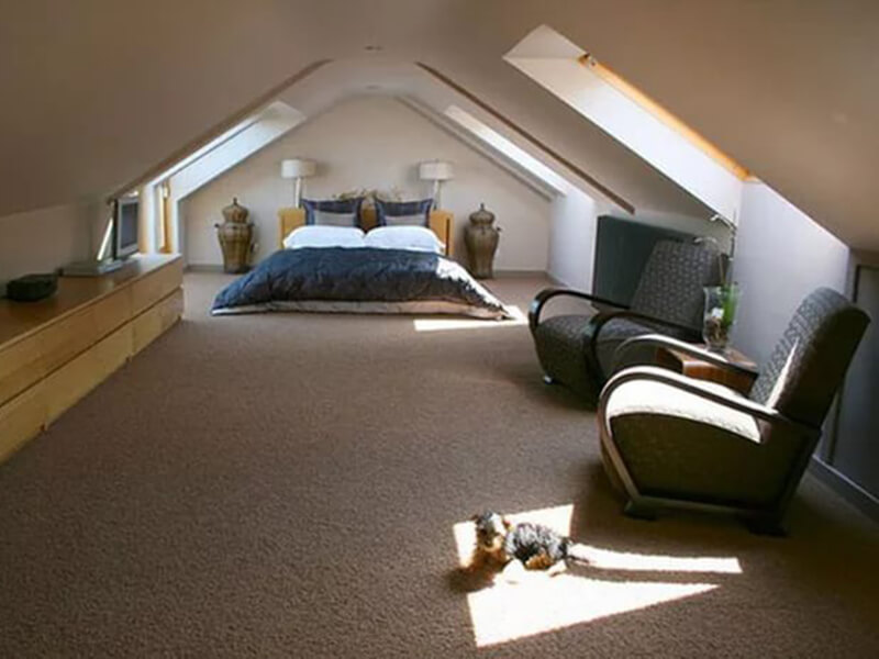 phòng gác mái đẹp