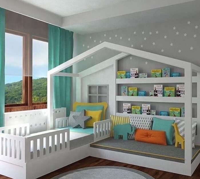 phòng gác mái đẹp