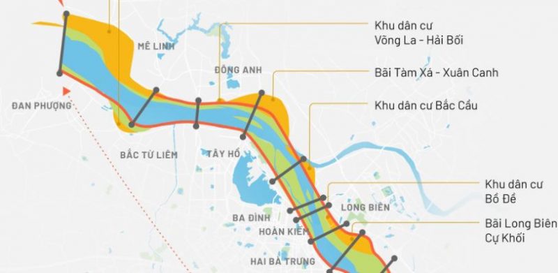quy hoạch ven sông hồng