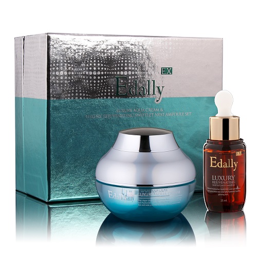 Bộ kem dưỡng và huyết thanh tổ yến Edally Ex Quốc tế