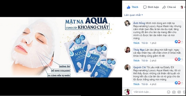 Review mặt nạ trẻ hóa da Edally Ex Quốc tế