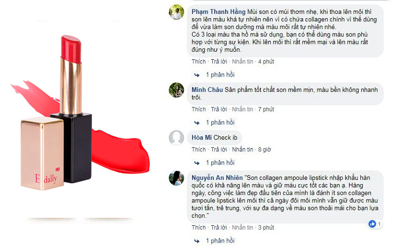 Son môi Collagen Edally Collagen Ampoule Lipstick