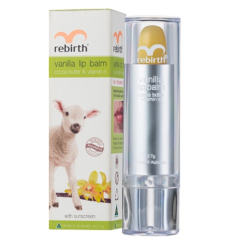 son dưỡng nhau thai cừu Rebirth Lanolin Lip Balm