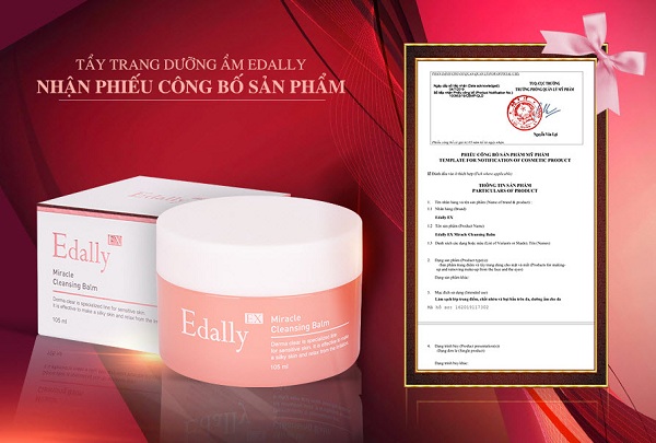 Tẩy trang Edally Miracle Cleansing Balm làm sạch da gấp 6 lần
