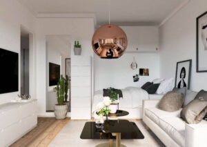 thiết kế nhà 20m2 2 phòng ngủ