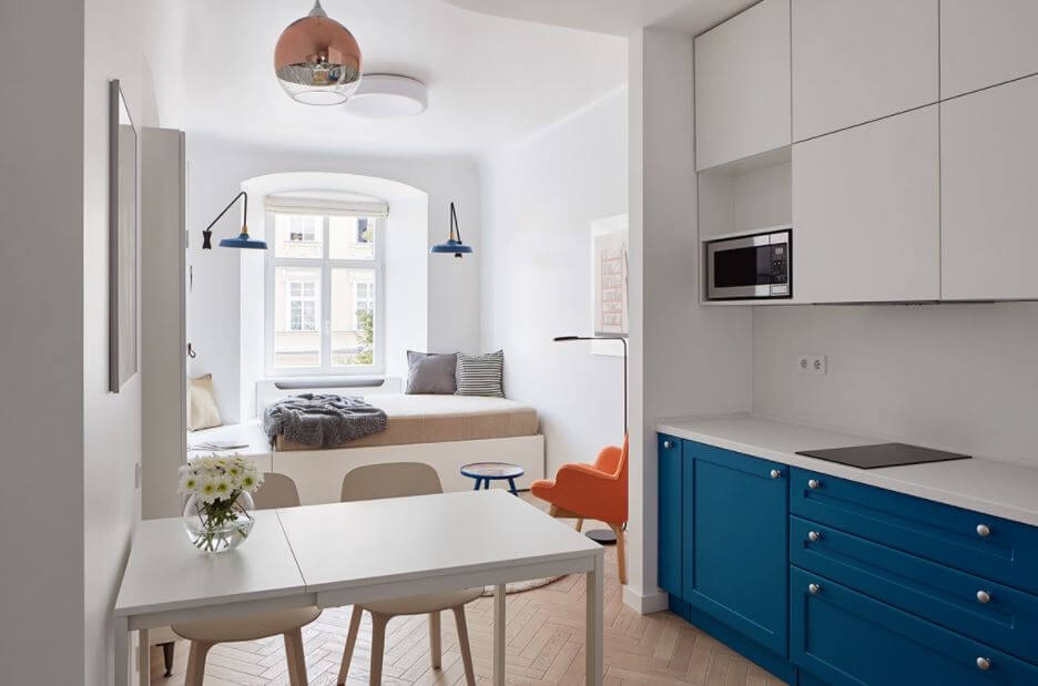 thiết kế nhà 20m2 2 phòng ngủ