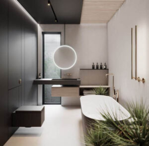 thiết kế phòng tắm 10m2