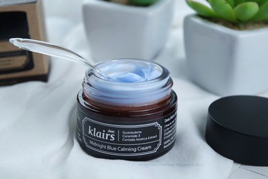 dưỡng ẩm ban đêm klairs midnight blue calming cream