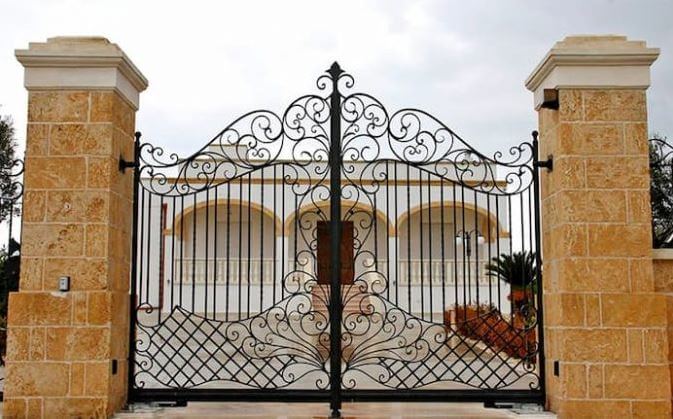 trụ cổng đẹp đơn giản