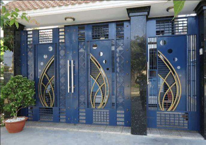 trụ cổng đẹp đơn giản