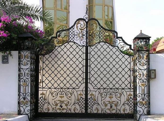 trụ cổng đẹp đơn giản