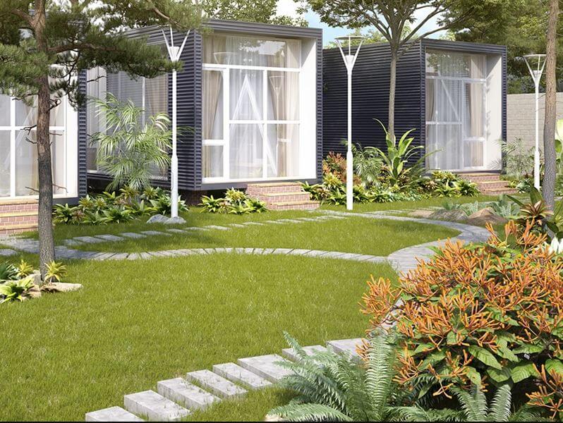 xây nhà kiểu homestay