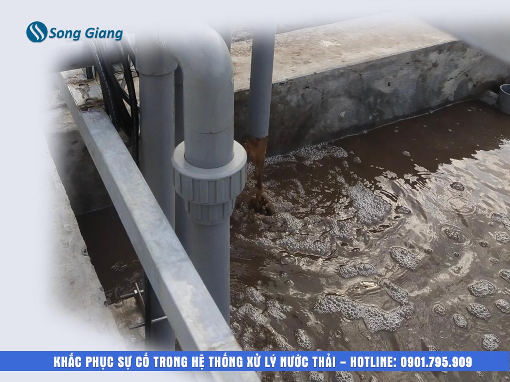 Khắc phục sự cố hệ thống xử lý nước thải