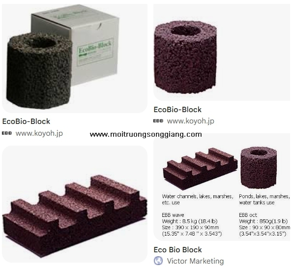 Vật liệu mang vi sinh EBB Eco-Bio-Block